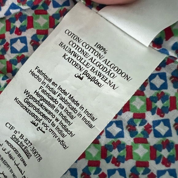 European Reversible poplin skirt, size 6Y, new but no tags - Picture 6 of 8